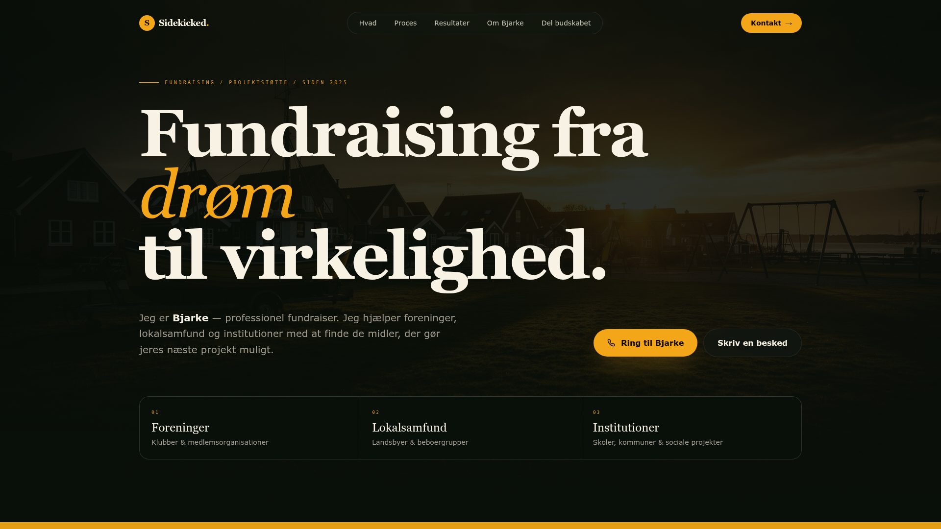 Sidekicked – digital præsentation