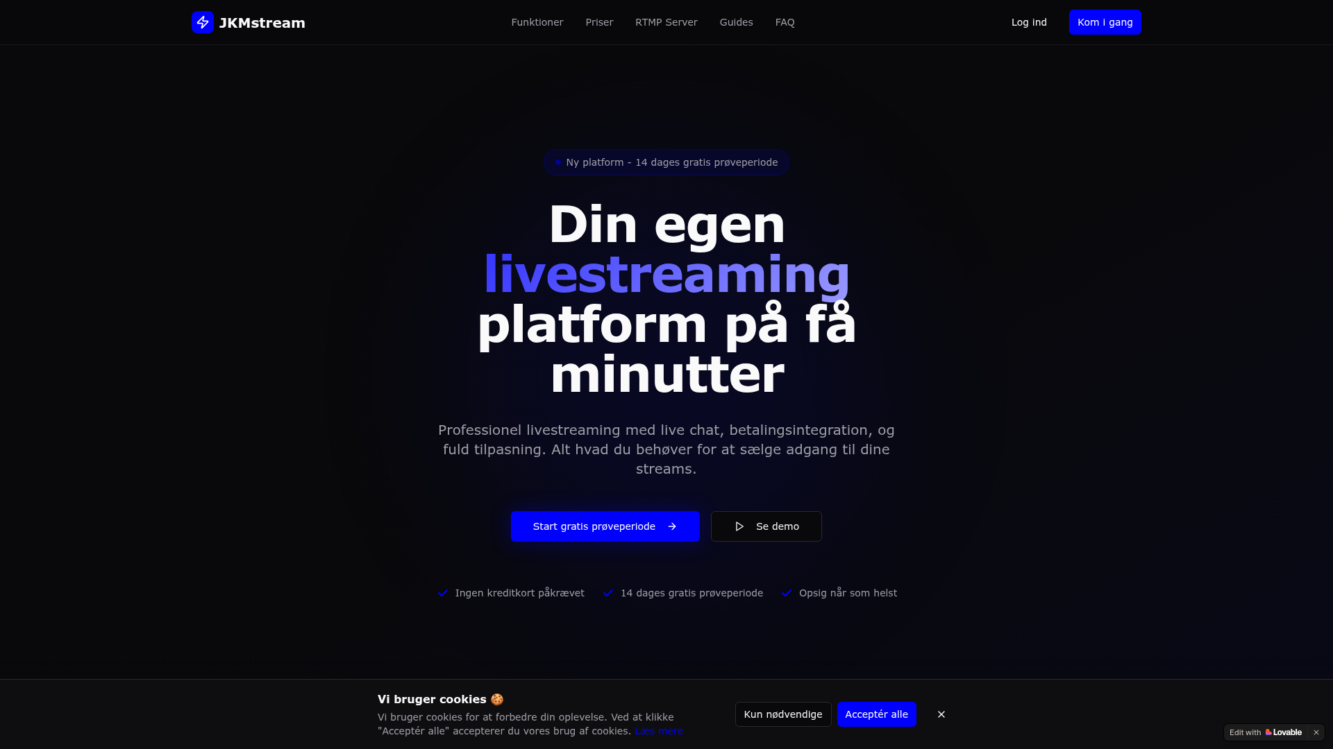 JKMstream – streamingløsning
